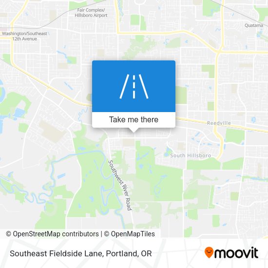 Southeast Fieldside Lane map