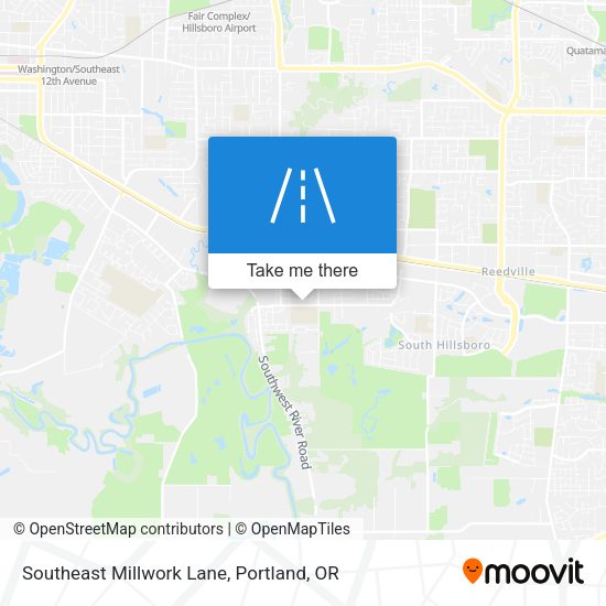 Southeast Millwork Lane map