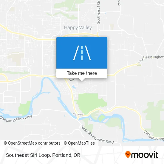 Southeast Siri Loop map