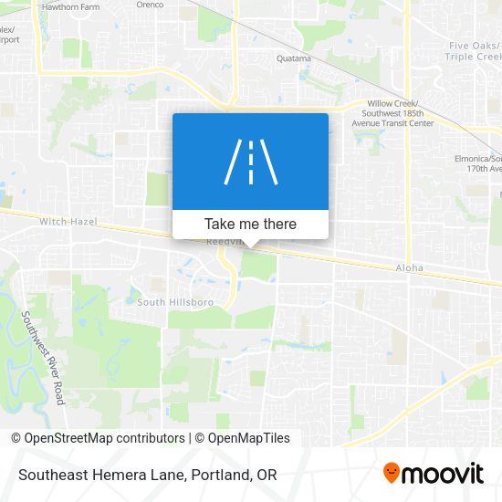 Southeast Hemera Lane map
