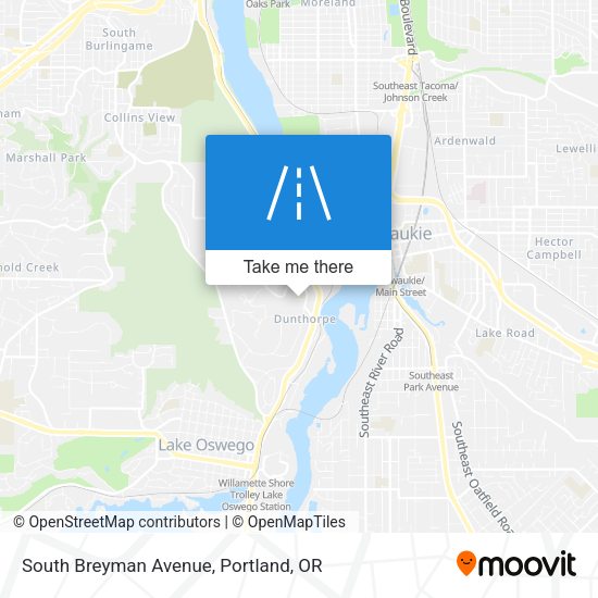 South Breyman Avenue map