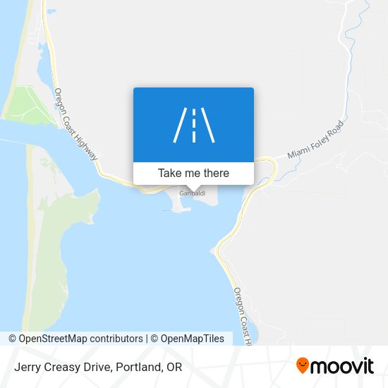 Jerry Creasy Drive map