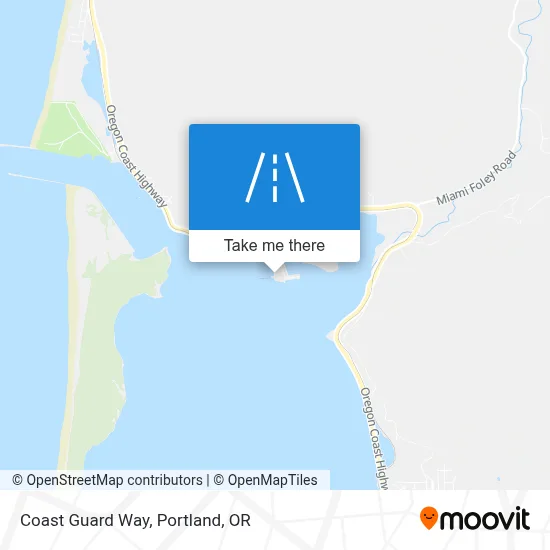 Coast Guard Way map
