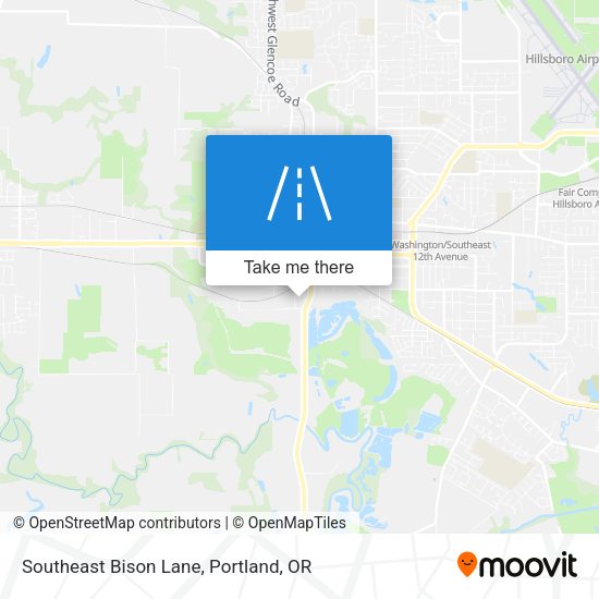 Southeast Bison Lane map