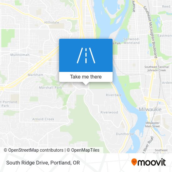 Mapa de South Ridge Drive