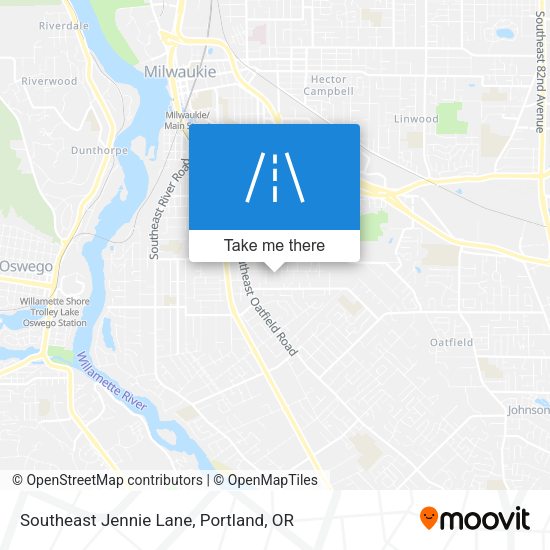 Southeast Jennie Lane map