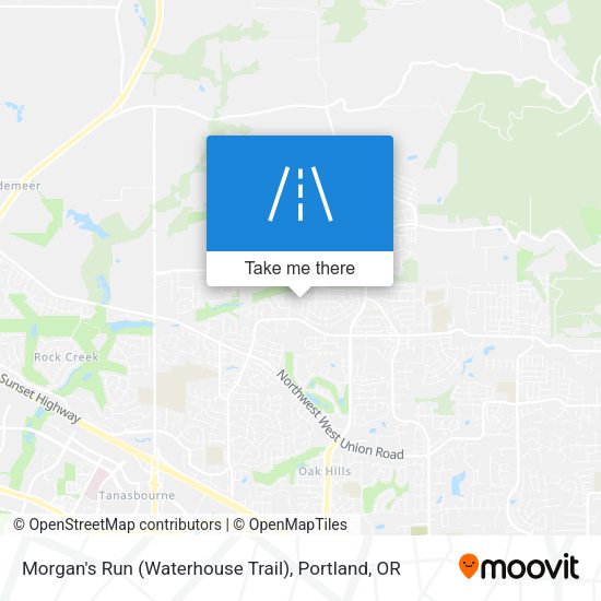 Mapa de Morgan's Run (Waterhouse Trail)