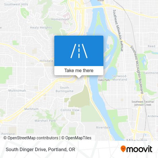 South Dinger Drive map
