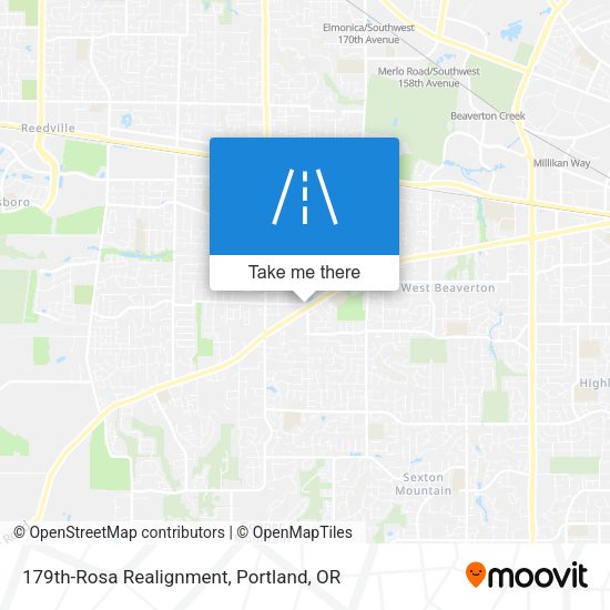 Mapa de 179th-Rosa Realignment