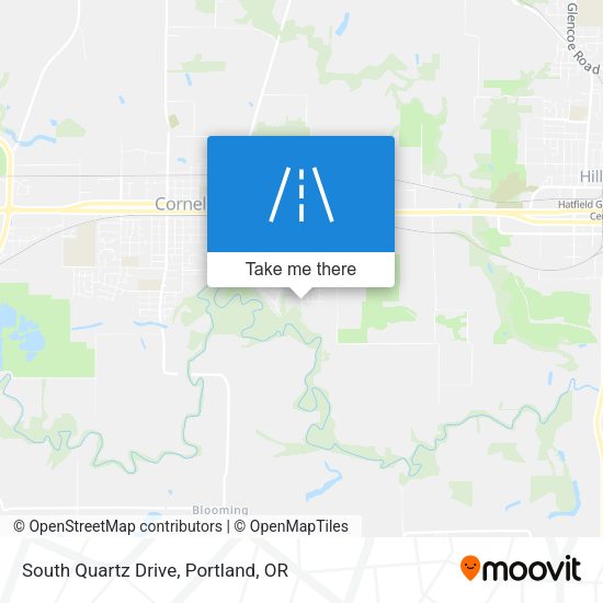 South Quartz Drive map