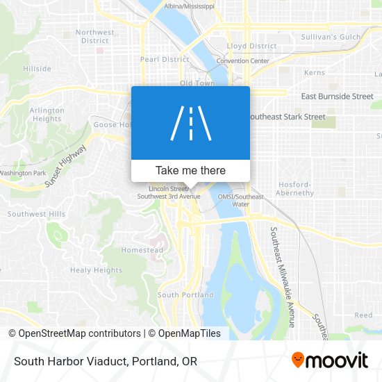 Mapa de South Harbor Viaduct