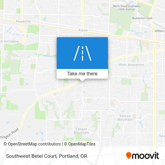 Southwest Betel Court map