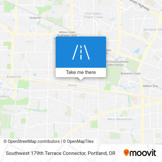 Mapa de Southwest 179th Terrace Connector
