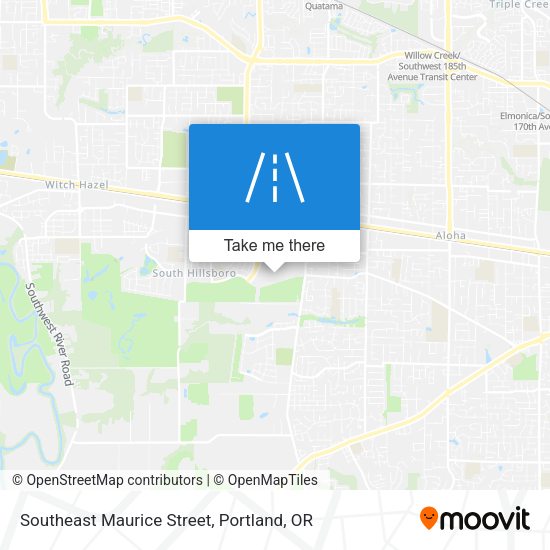 Southeast Maurice Street map