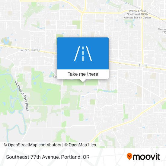 Southeast 77th Avenue map