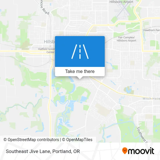 Southeast Jive Lane map