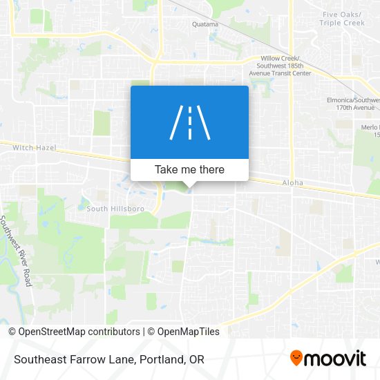 Southeast Farrow Lane map