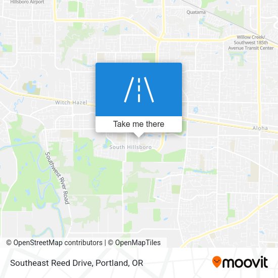 Southeast Reed Drive map
