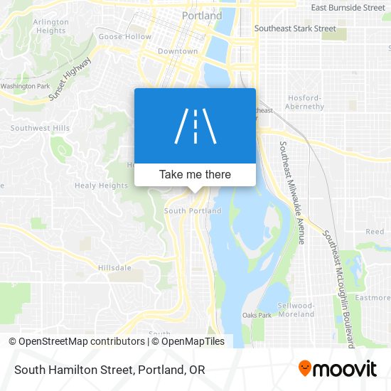 South Hamilton Street map