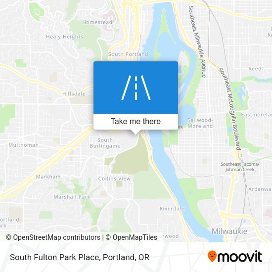 South Fulton Park Place map