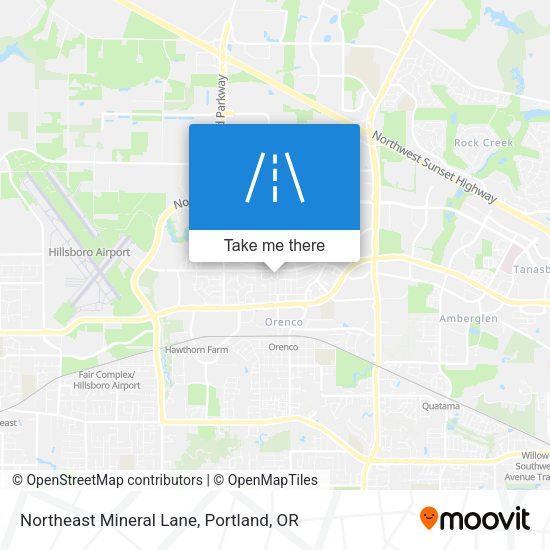 Mapa de Northeast Mineral Lane