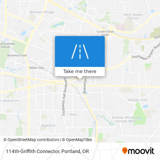 114th-Griffith Connector map