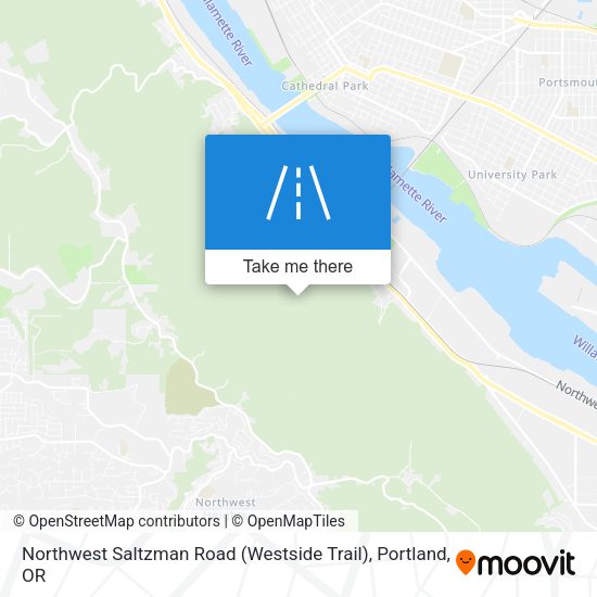 Northwest Saltzman Road (Westside Trail) map