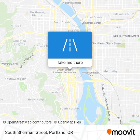 Mapa de South Sherman Street