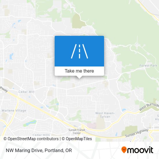 Mapa de NW Maring Drive