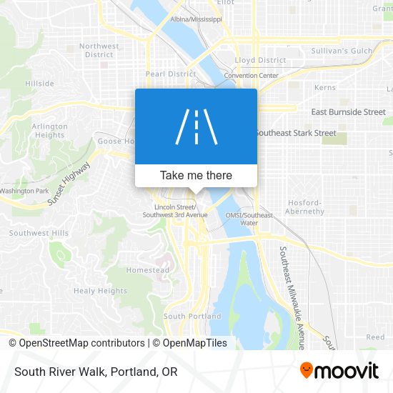 Mapa de South River Walk