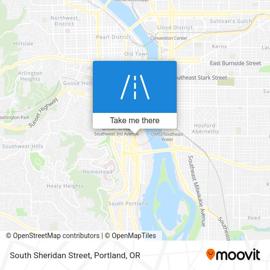 Mapa de South Sheridan Street