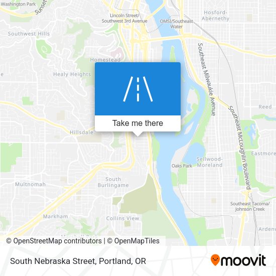 Mapa de South Nebraska Street