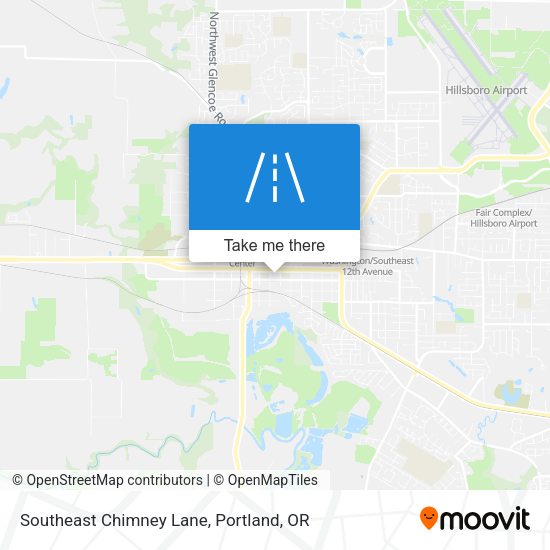 Southeast Chimney Lane map