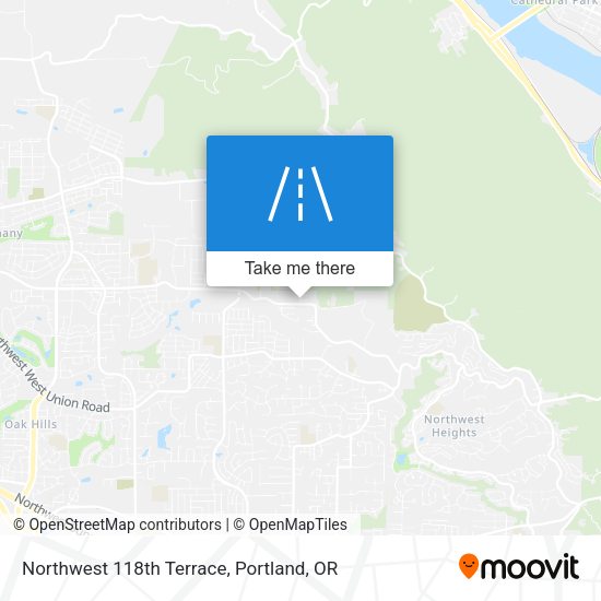Mapa de Northwest 118th Terrace