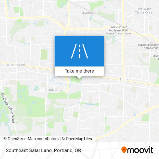 Southeast Salal Lane map