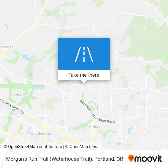 Mapa de Morgan's Run Trail (Waterhouse Trail)