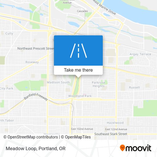 Mapa de Meadow Loop