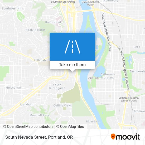 South Nevada Street map