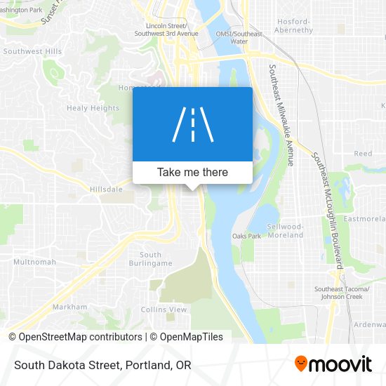South Dakota Street map