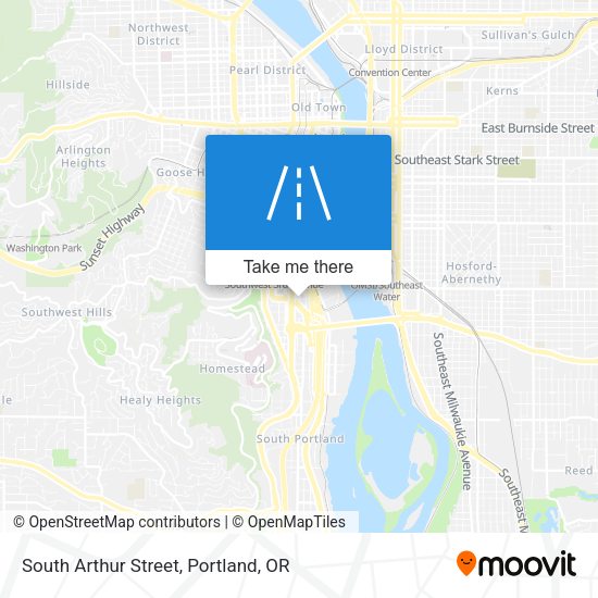 Mapa de South Arthur Street