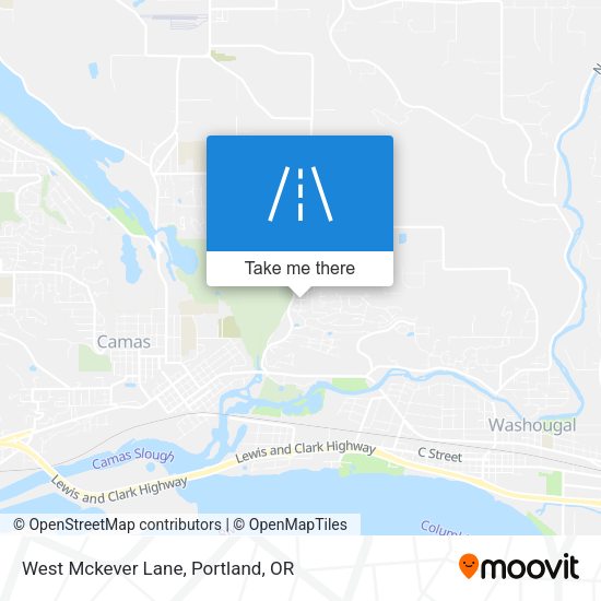West Mckever Lane map