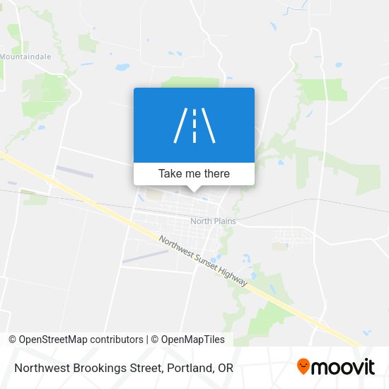 Northwest Brookings Street map