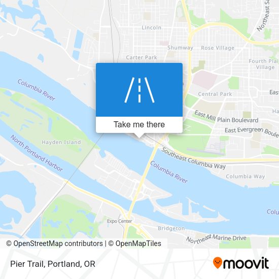 Mapa de Pier Trail