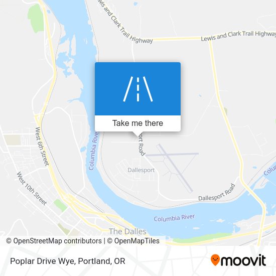 Mapa de Poplar Drive Wye
