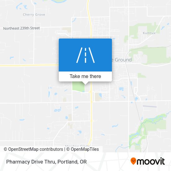 Mapa de Pharmacy Drive Thru