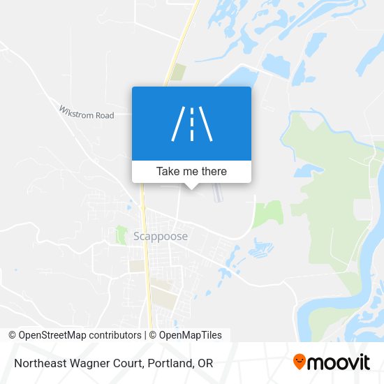 Northeast Wagner Court map