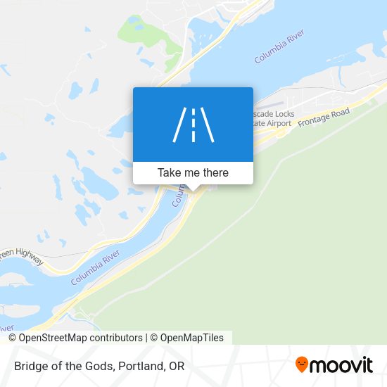 Bridge of the Gods map