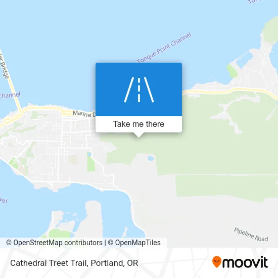 Cathedral Treet Trail map