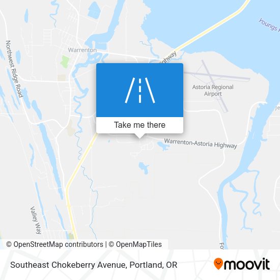 Mapa de Southeast Chokeberry Avenue