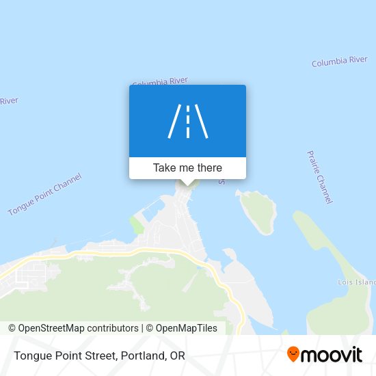 Tongue Point Street map